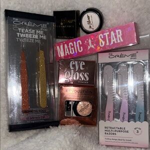 Cosmetic Beauty Bundle with Tweezers and Razors Some Jeffree Starr